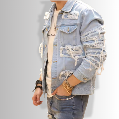 Francesco - Ripped Denim Jacket