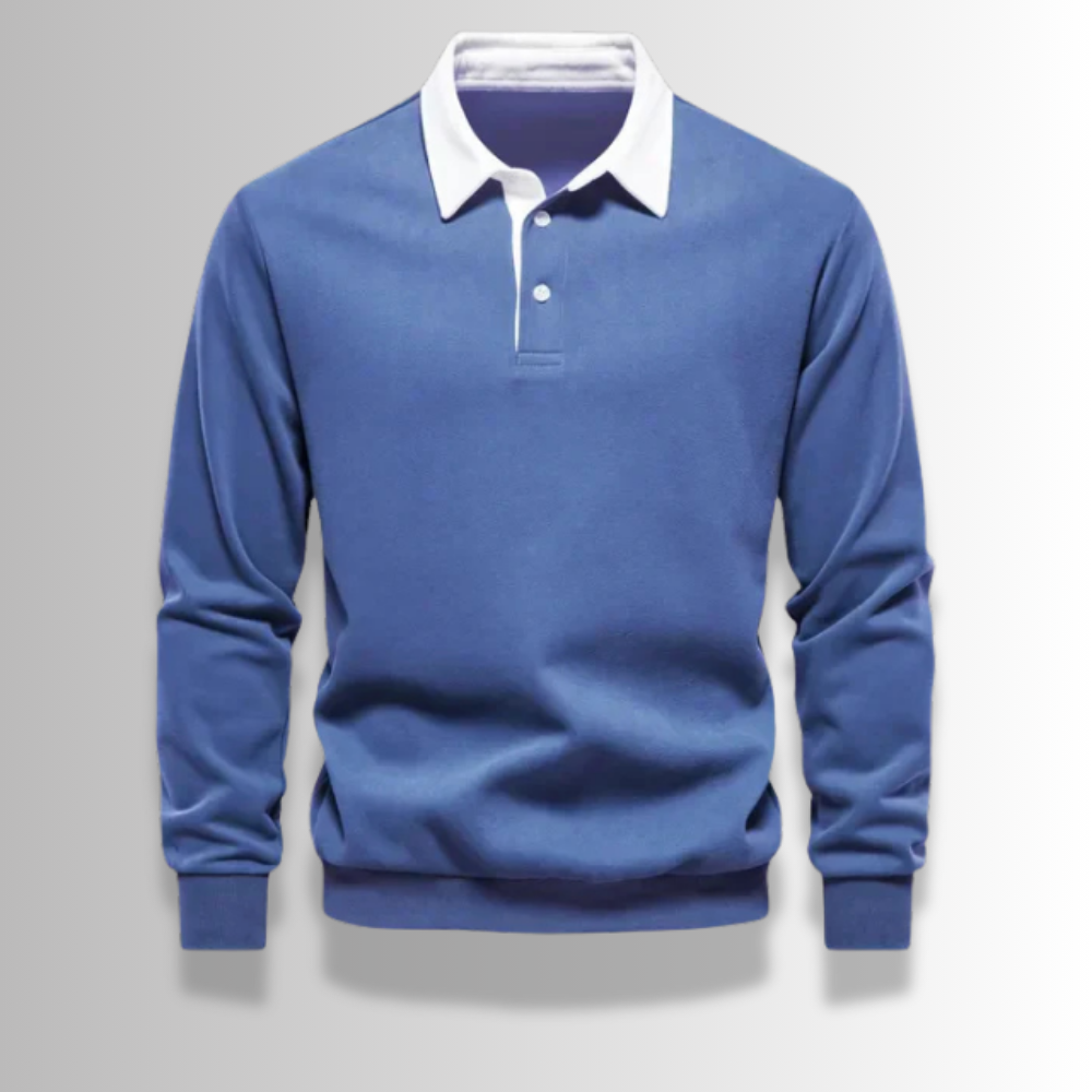 Andrea - Collins Polo Collar Sweater