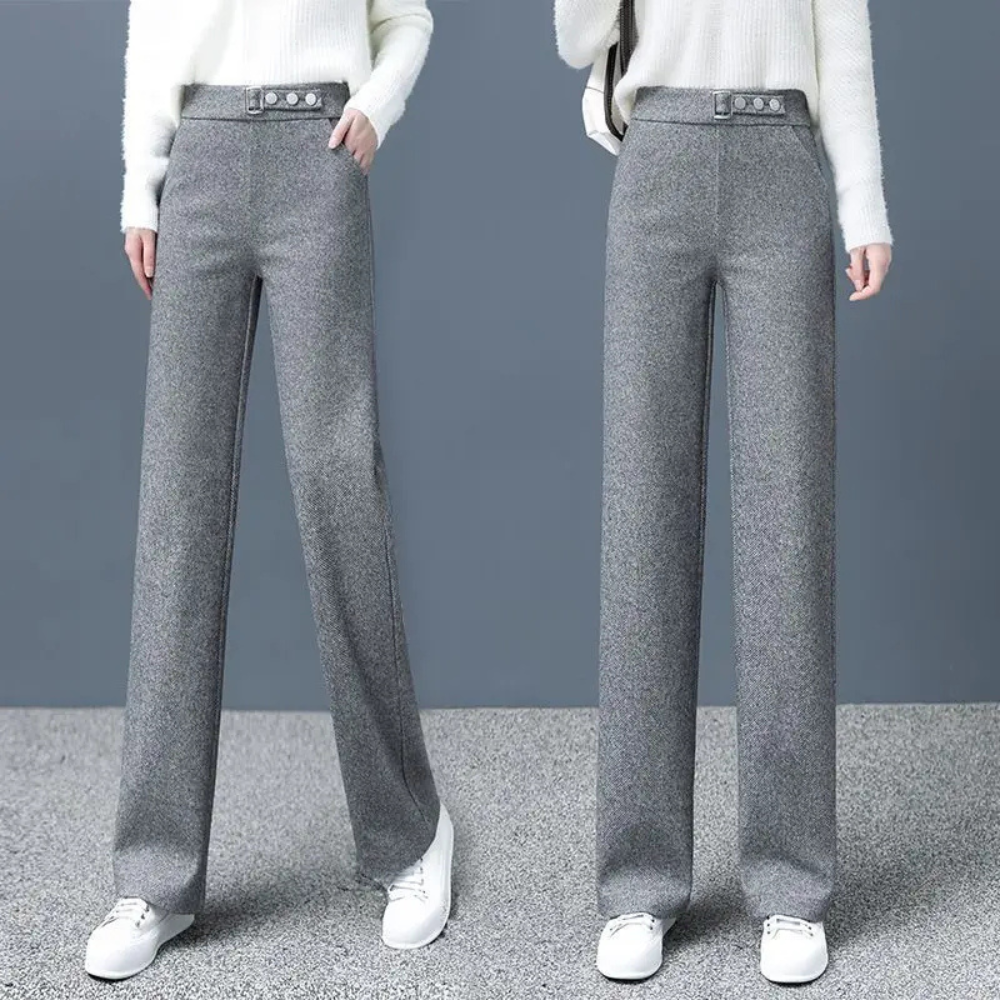 Serena - Premium Herringbone Pants