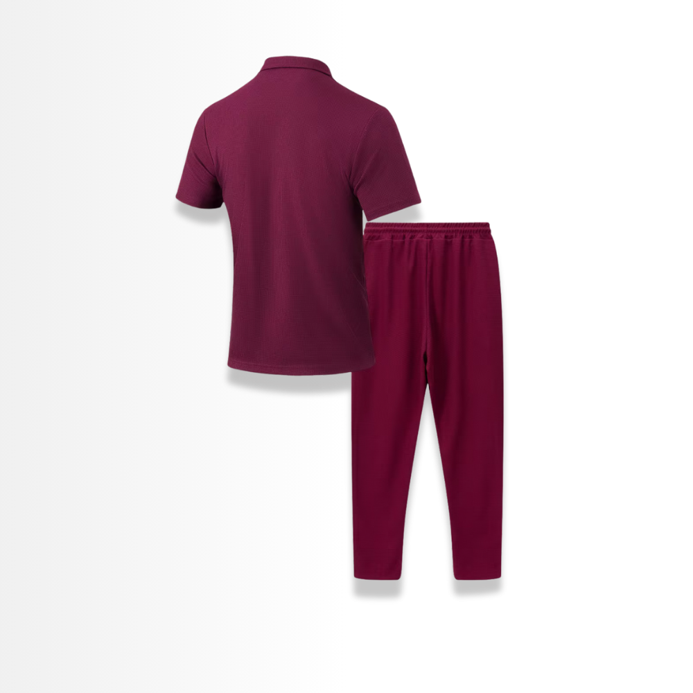 Luigi - Men's  Waffle Shirt and Pants Set