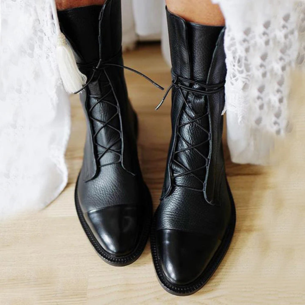 Milano - Capstone Patent Leather Boots