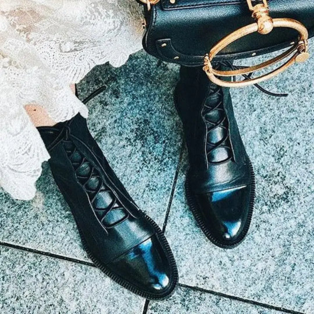 Milano - Capstone Patent Leather Boots