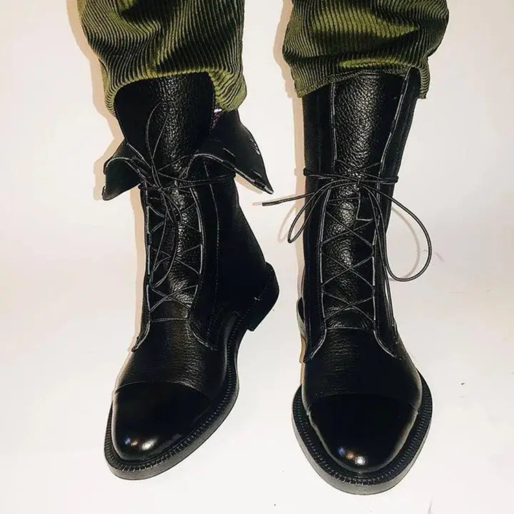 Milano - Capstone Patent Leather Boots