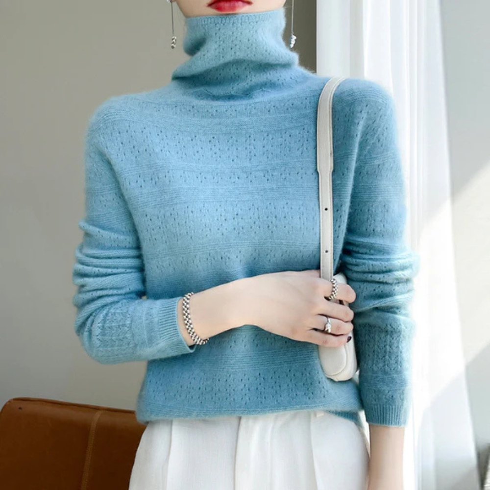 Serena - Wool Turtleneck Sweater