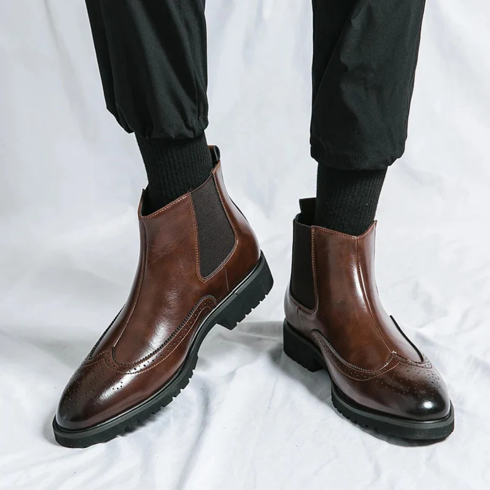 Leonardo - Genuine Leather Chelsea Boots