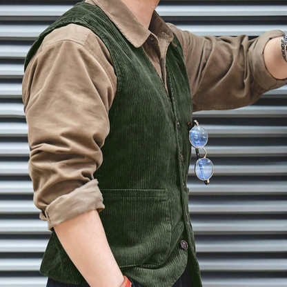 Matteo - Vintage Corduroy Vest
