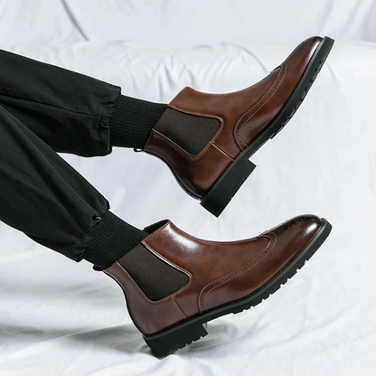 Leonardo - Genuine Leather Chelsea Boots