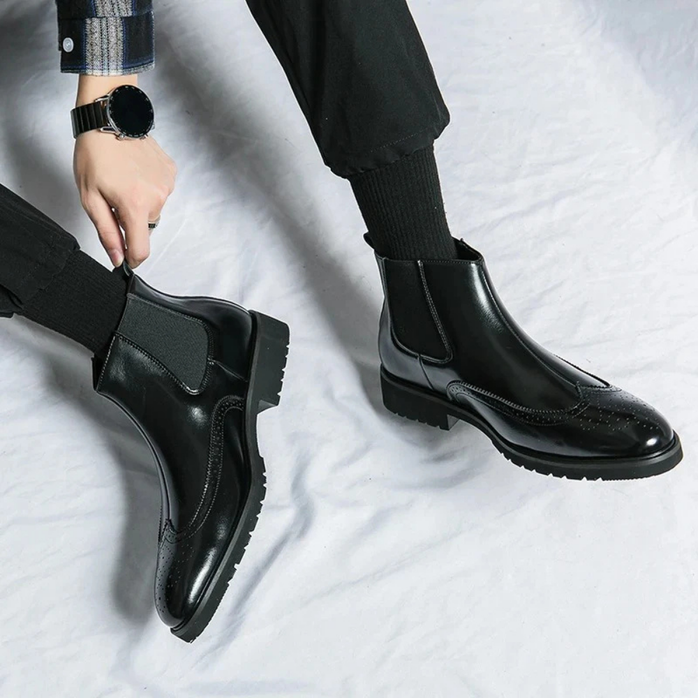 Leonardo - Genuine Leather Chelsea Boots