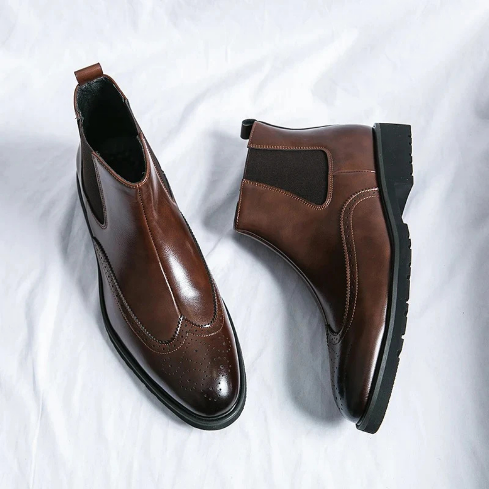 Leonardo - Genuine Leather Chelsea Boots