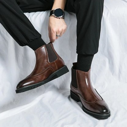 Leonardo - Genuine Leather Chelsea Boots