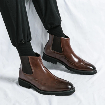 Leonardo - Genuine Leather Chelsea Boots