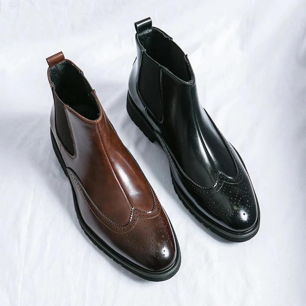 Leonardo - Genuine Leather Chelsea Boots