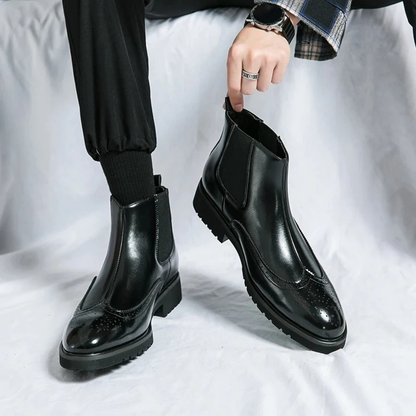 Leonardo - Genuine Leather Chelsea Boots