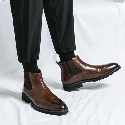 Leonardo - Genuine Leather Chelsea Boots