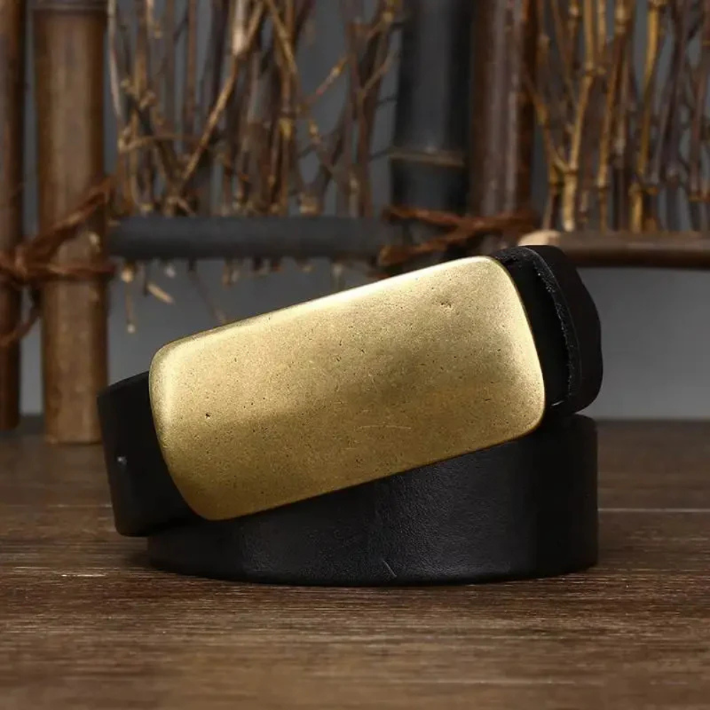 Gianluca - Brass Buckle Belt