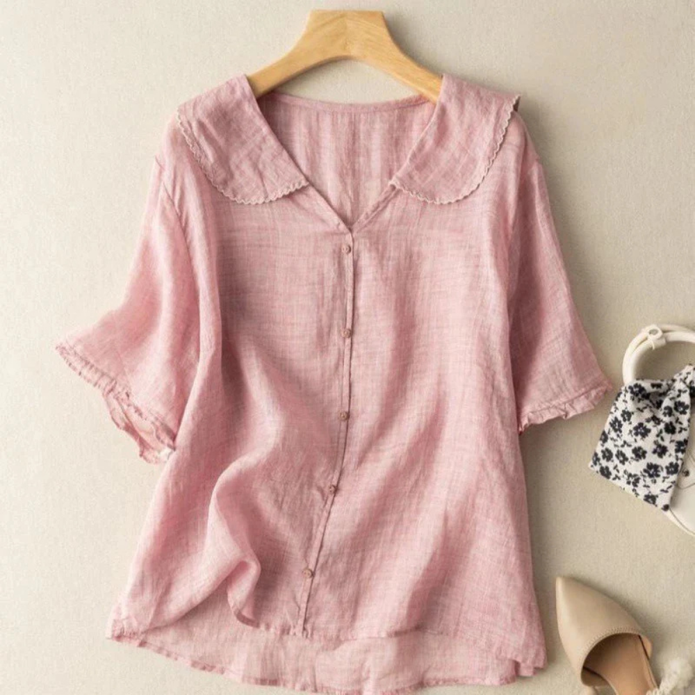 Alessia Milano Linen Blouse