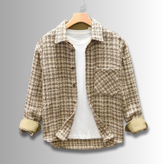 Lorenzo - Houndstooth Tweed Jacket