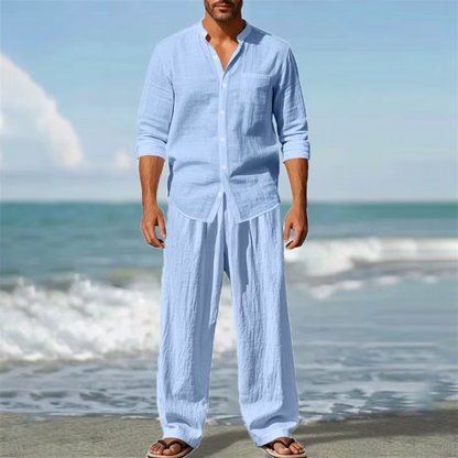 Sergio - Men's  Breathable Shirt and Pants Set