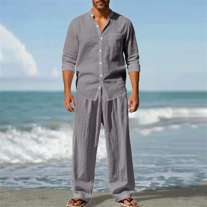 Sergio - Men's  Breathable Shirt and Pants Set
