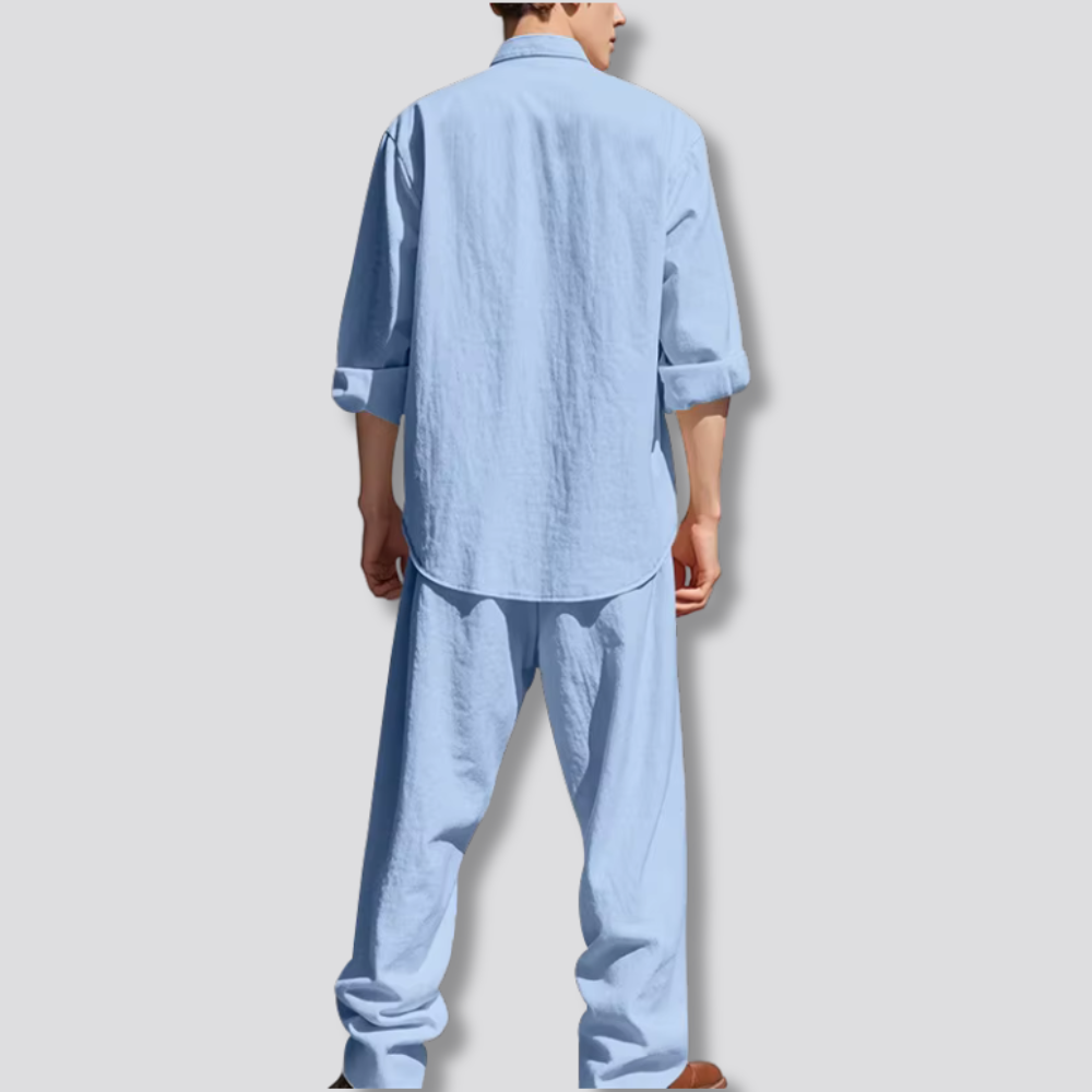 Sergio - Men's  Breathable Shirt and Pants Set