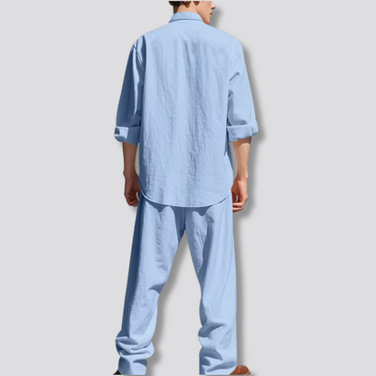 Sergio - Men's  Breathable Shirt and Pants Set