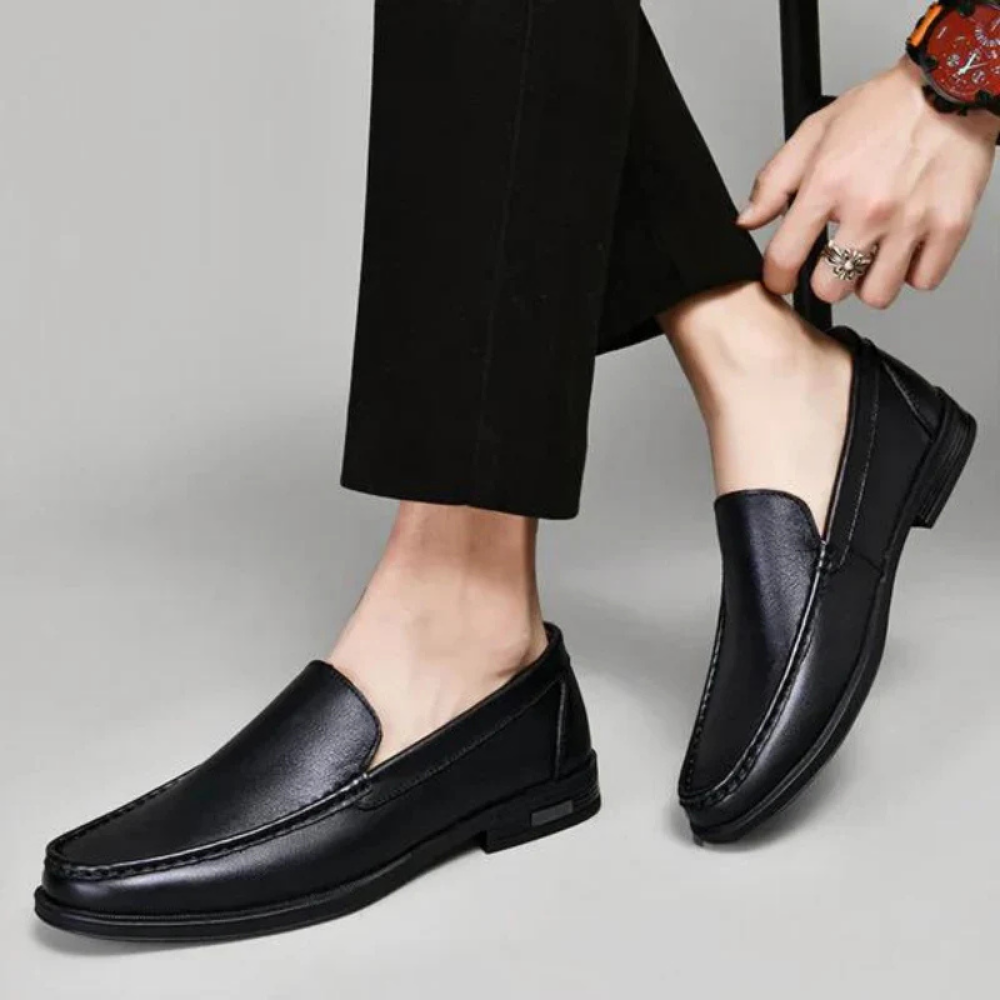 Cesare - Refined Real Leather Moccasin