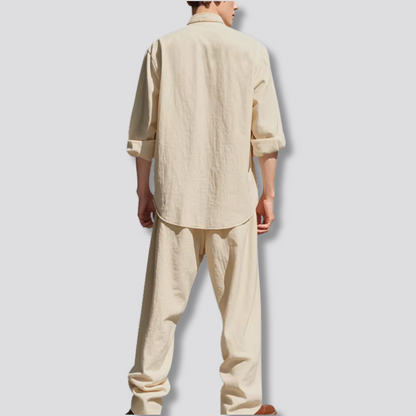 Sergio - Men's  Breathable Shirt and Pants Set