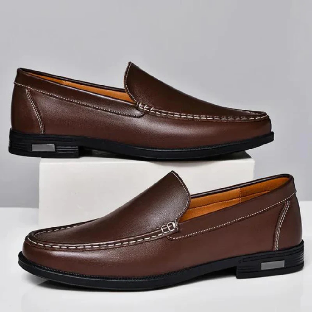 Cesare - Refined Real Leather Moccasin