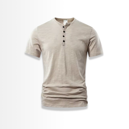 Giorgio -  Men's Casual Button V-Shirt