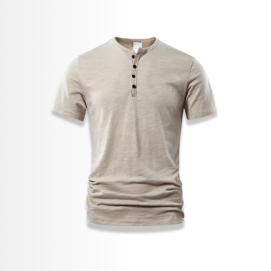 Giorgio -  Men's Casual Button V-Shirt