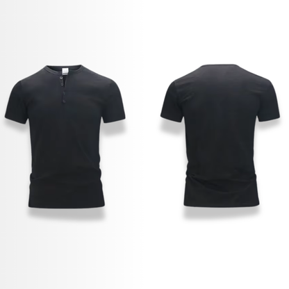 Giorgio -  Men's Casual Button V-Shirt