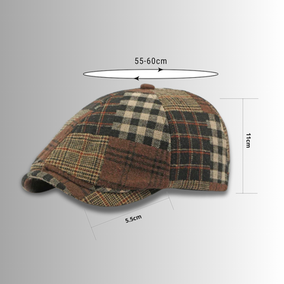 Sicilia - Patchwork Tweed Cap