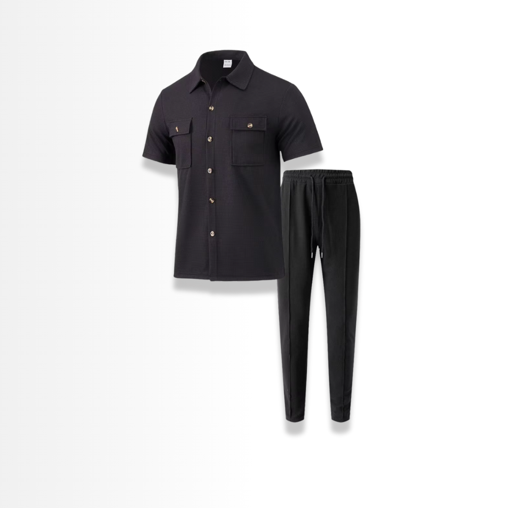 Luigi - Men's  Waffle Shirt and Pants Set